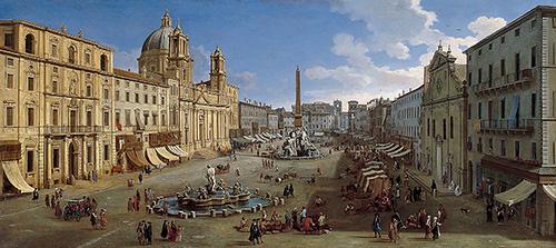 Caspar van Wittel Piazza Navona, Rome by Caspar Van Wittel oil painting image